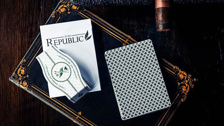 PlayingCardDecks.com-Republic No.3 Lost Angelus Playing Cards Cartamundi