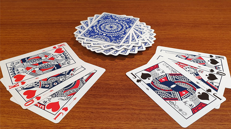 PlayingCardDecks.com-Resilience Blue Marked Playing Cards USPCC