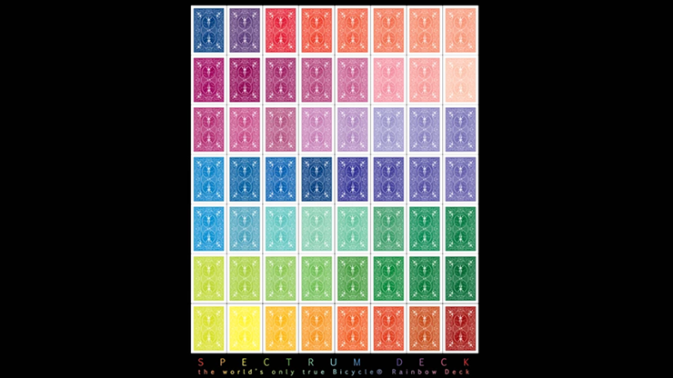 PlayingCardDecks.com-Rider Back Spectrum v2 Bicycle Playing Cards