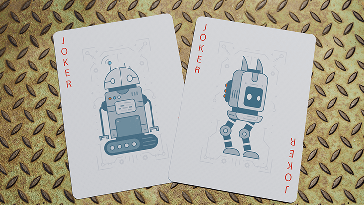 PlayingCardDecks.com-Robot Bicycle Playing Cards