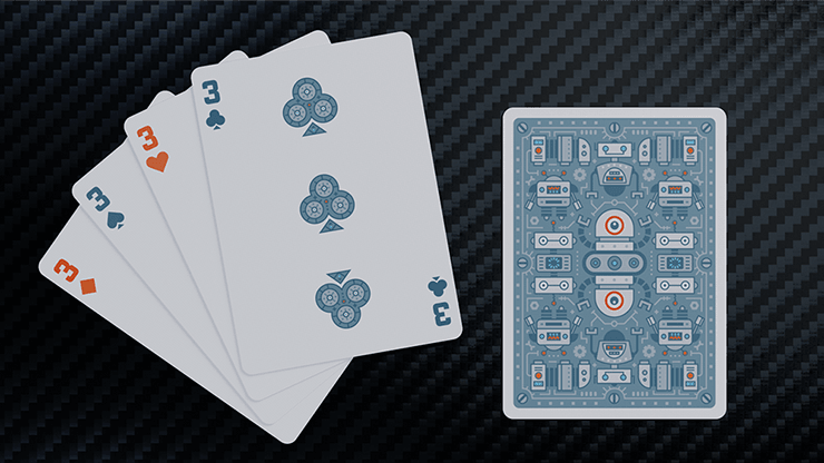 PlayingCardDecks.com-Robot Bicycle Playing Cards