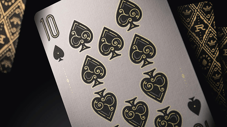 PlayingCardDecks.com-Royales Players Noir Marked Playing Cards USPCC