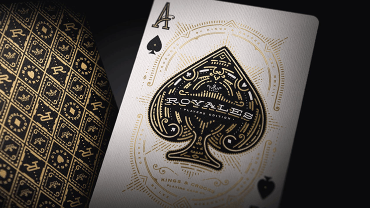 PlayingCardDecks.com-Royales Players Noir Marked Playing Cards USPCC