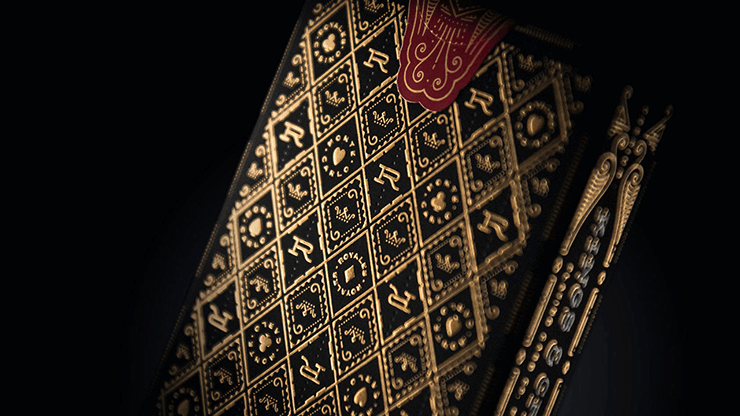 PlayingCardDecks.com-Royales Players Noir Marked Playing Cards USPCC