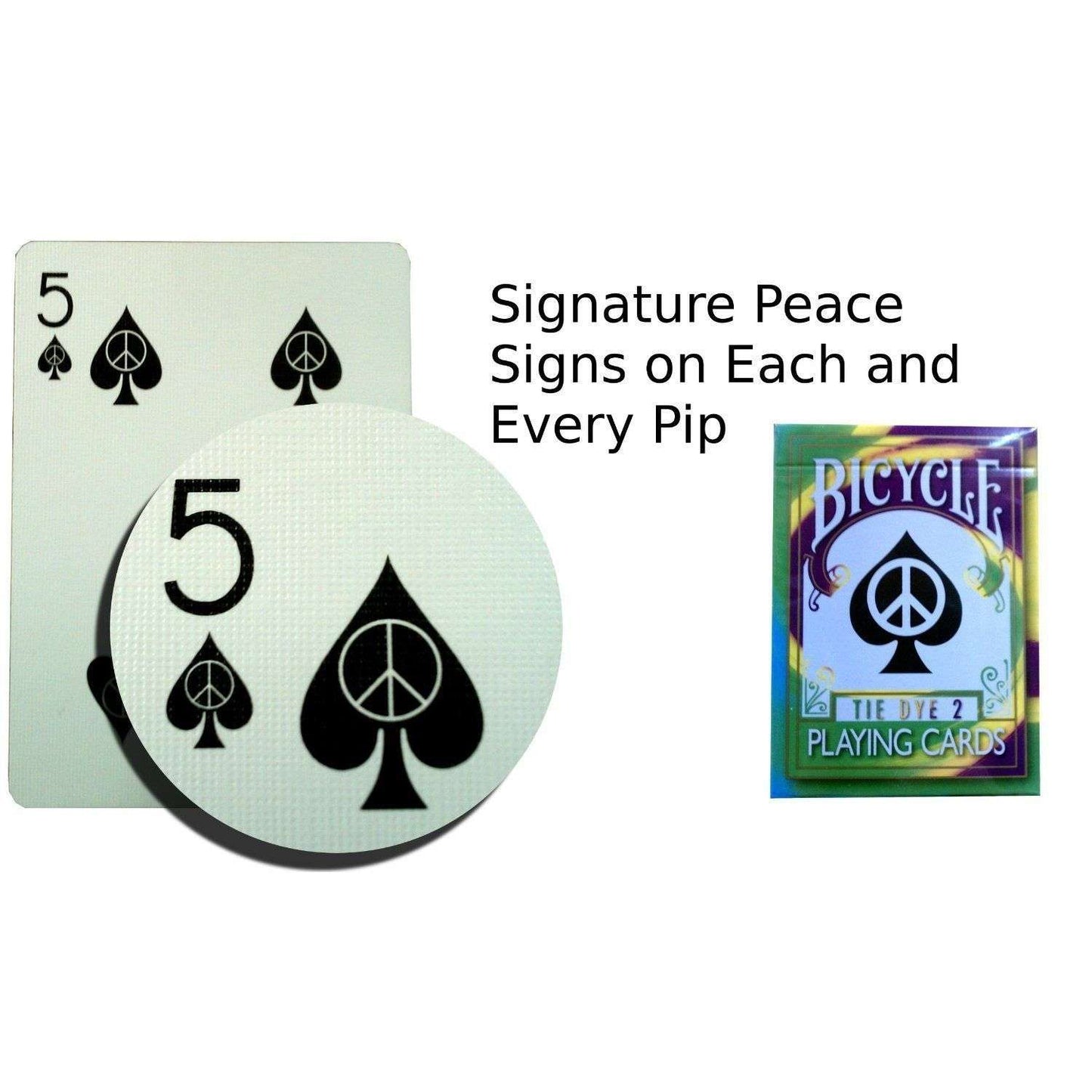 PlayingCardDecks.com-Tie Dye v2 Bicycle Playing Cards