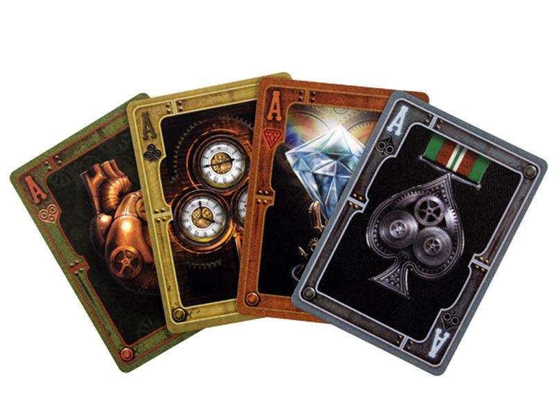PlayingCardDecks.com-Anne Stokes Steampunk Bicycle Playing Cards USPCC