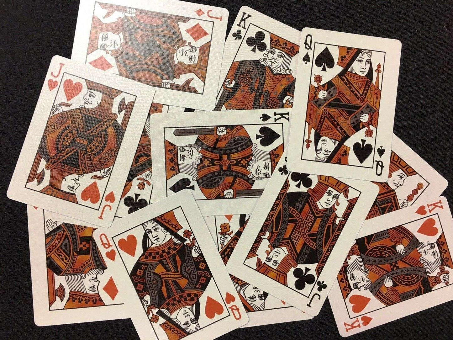 PlayingCardDecks.com-Fire Elements Series Grey Bicycle Playing Cards