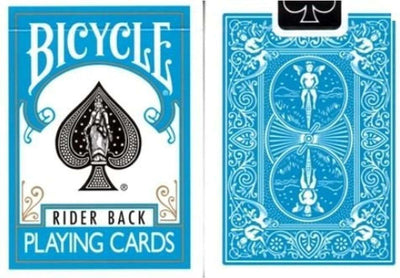 PlayingCardDecks.com-Turquoise Rider Back Bicycle Playing Cards