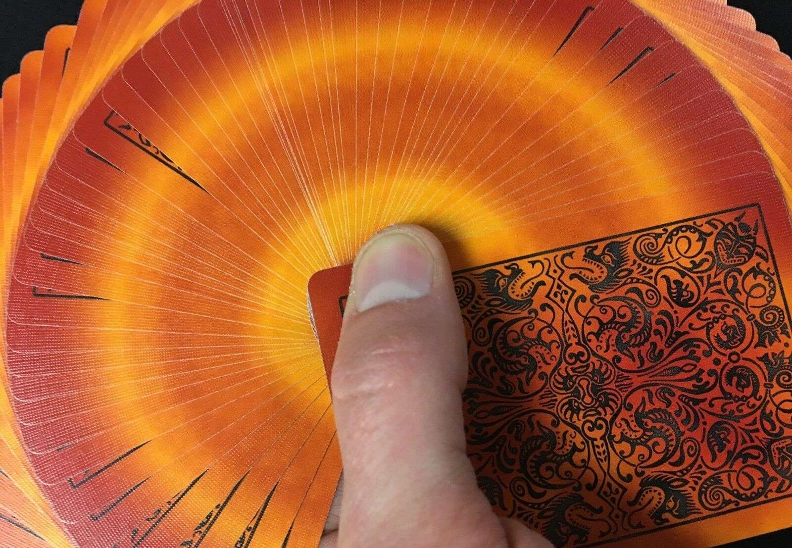PlayingCardDecks.com-Fire Elements Series Grey Bicycle Playing Cards