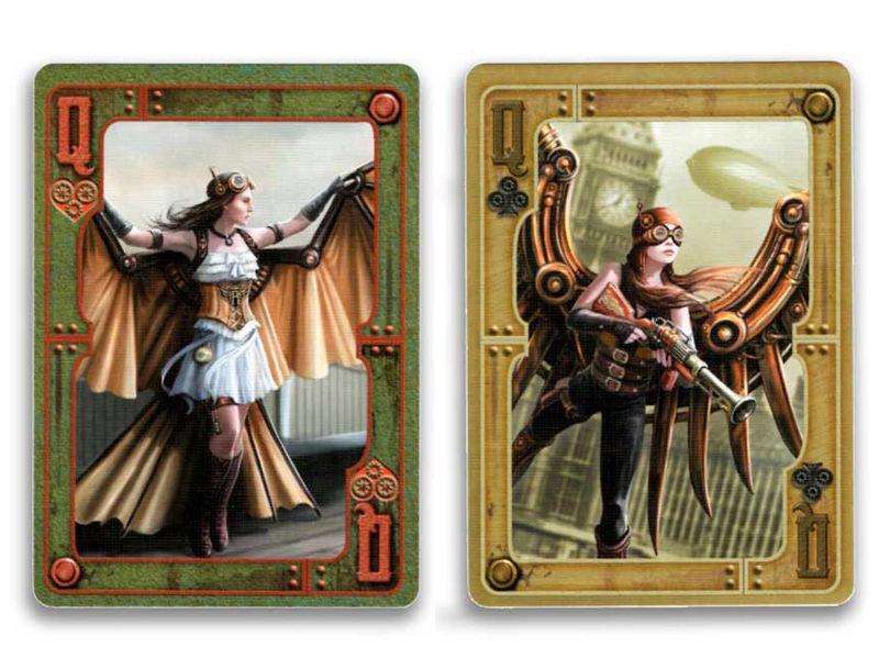 PlayingCardDecks.com-Anne Stokes Steampunk Bicycle Playing Cards USPCC