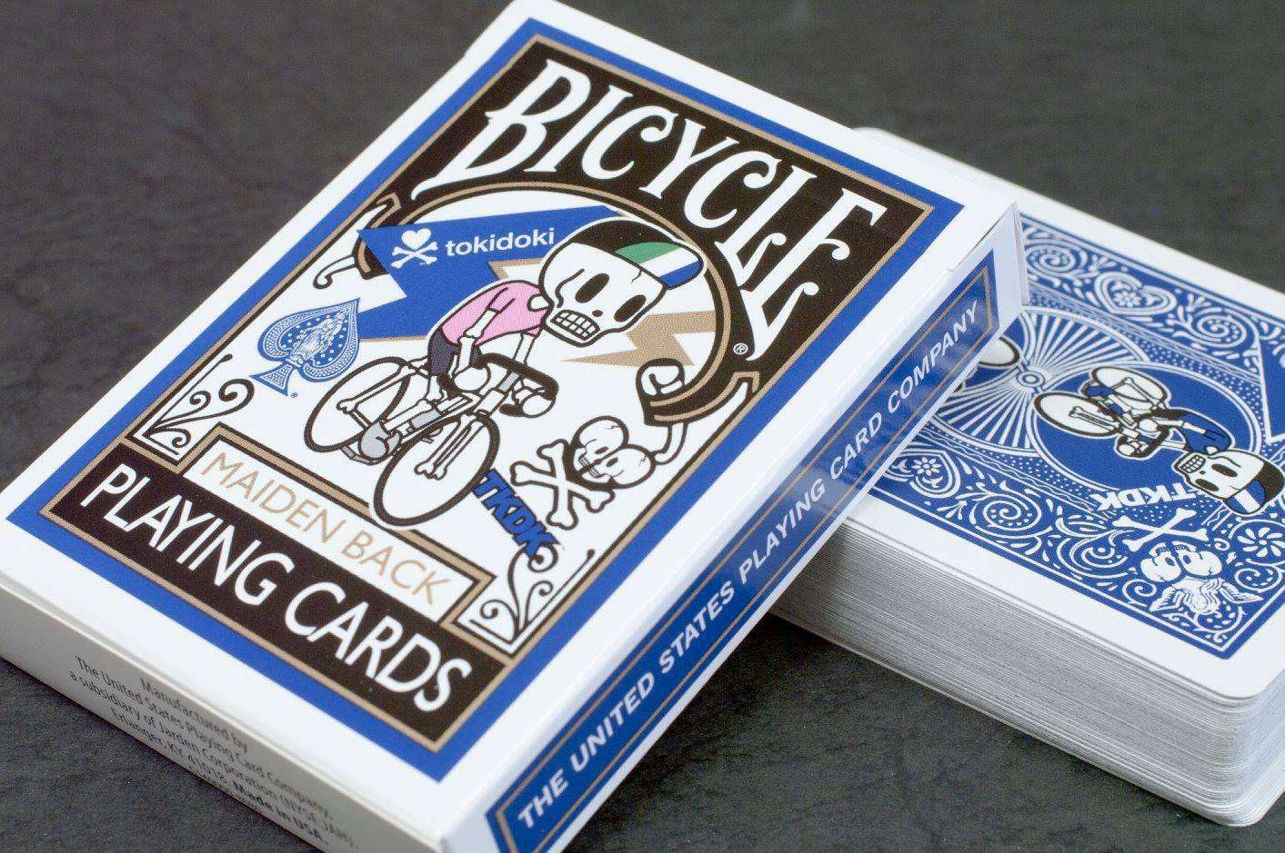 PlayingCardDecks.com-Tokidoki Blue Maiden Back Bicycle Playing Cards Deck