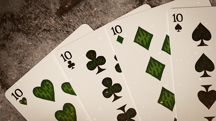 PlayingCardDecks.com-Sacred Fire Emerald Playing Cards TPCC