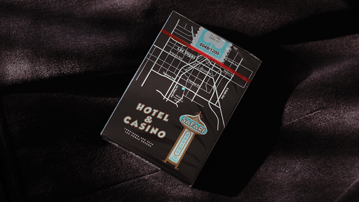 PlayingCardDecks.com-Safari Casino Black Playing Cards USPCC