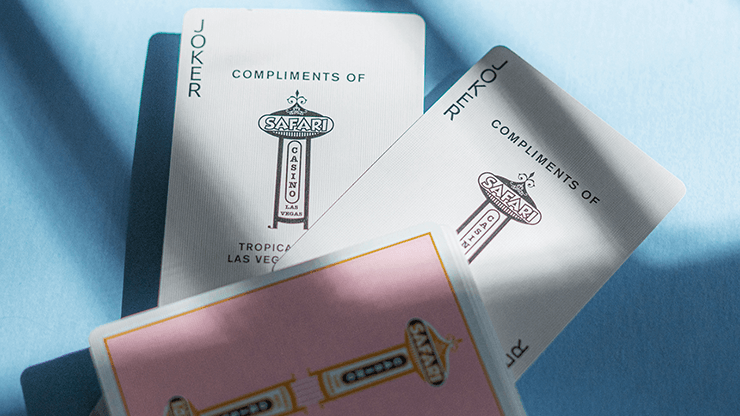 PlayingCardDecks.com-Safari Casino Pink Playing Cards USPCC