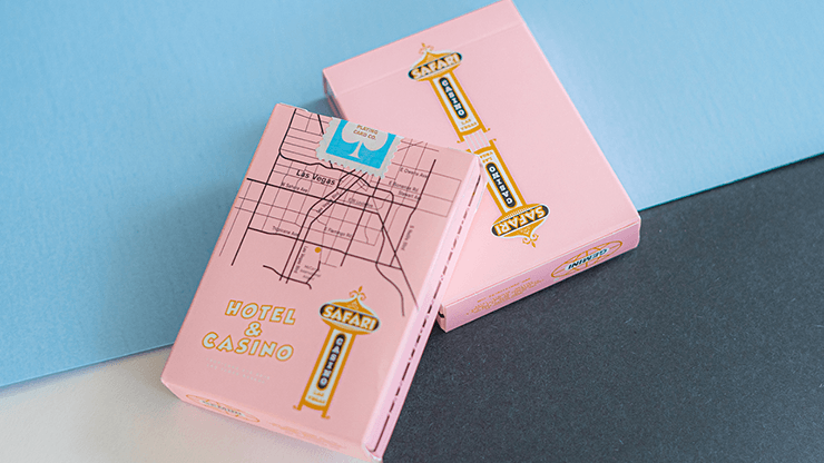 PlayingCardDecks.com-Safari Casino Pink Playing Cards USPCC