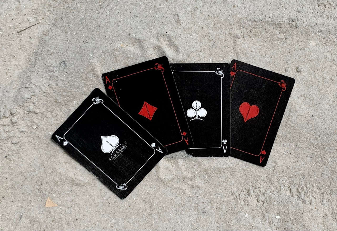 PlayingCardDecks.com-Scorpion Gilded Bicycle Playing Cards