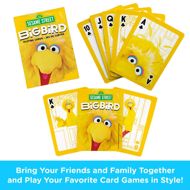 PlayingCardDecks.com-Sesame Street Big Bird Playing Cards Aquarius