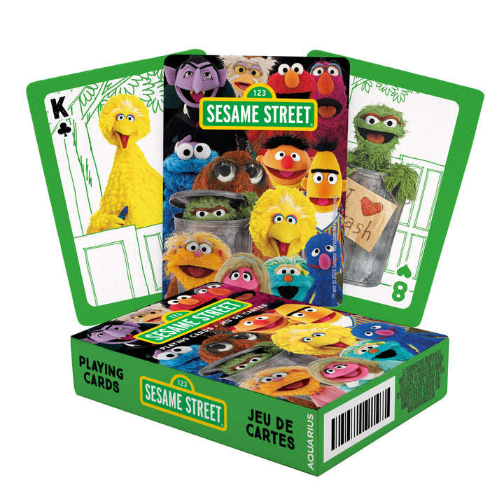 PlayingCardDecks.com-Sesame Street Cast Playing Cards Aquarius