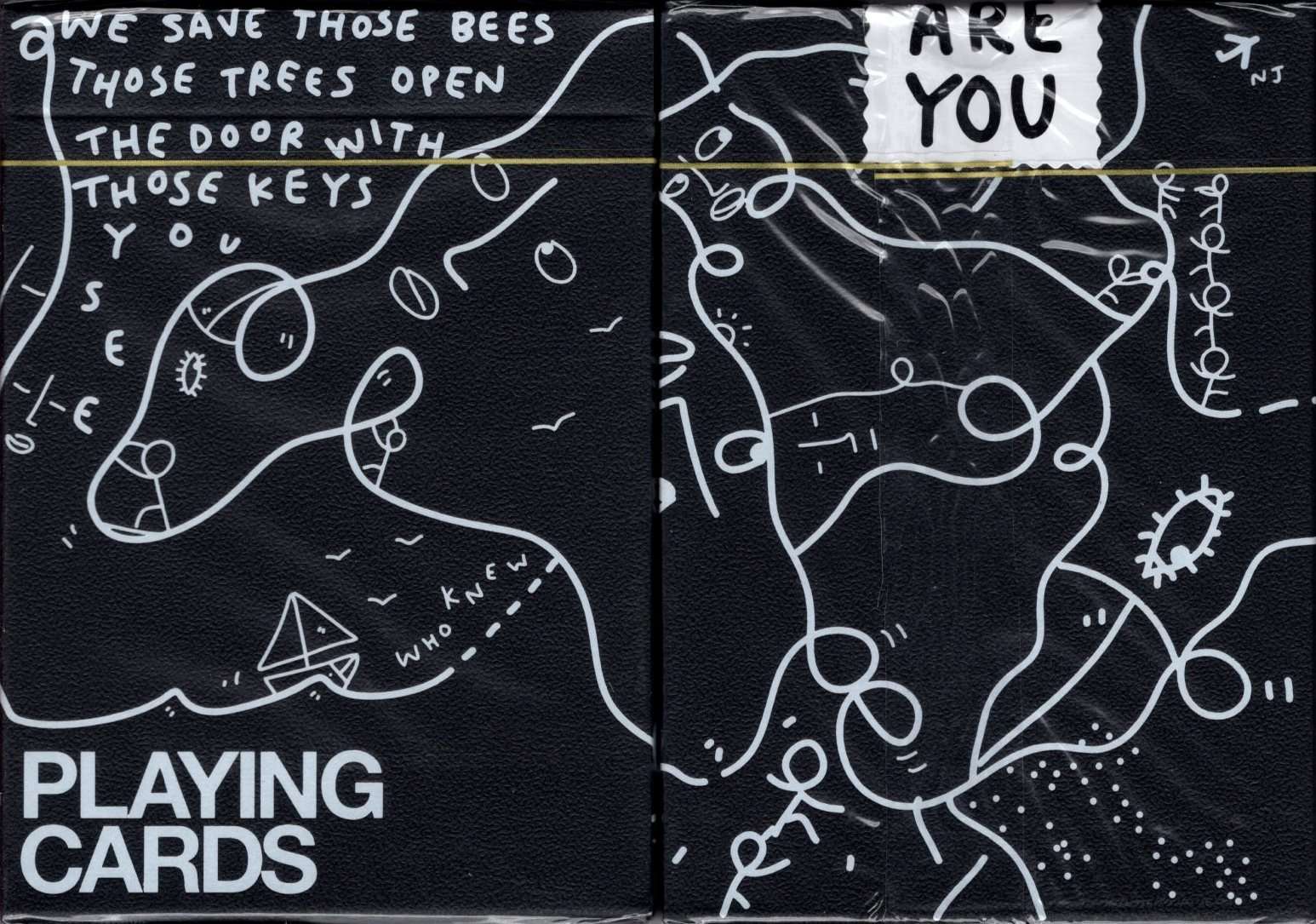 PlayingCardDecks.com-Shantell Martin Playing Cards USPCC: Black