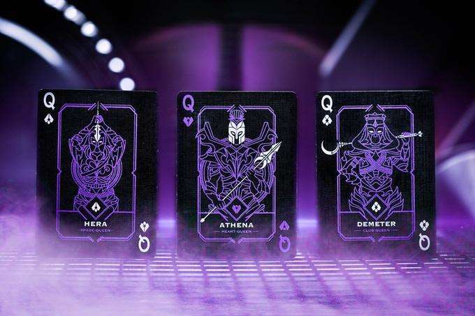 PlayingCardDecks.com-Shield Deluxe 2 Deck Set (Classic & Deluxe) Playing Cards USPCC