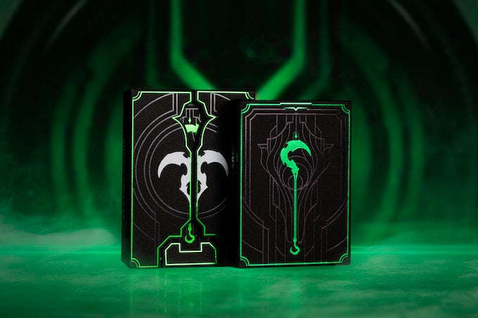 PlayingCardDecks.com-Sickle Gilded Playing Cards 2 Deck Set TPCC