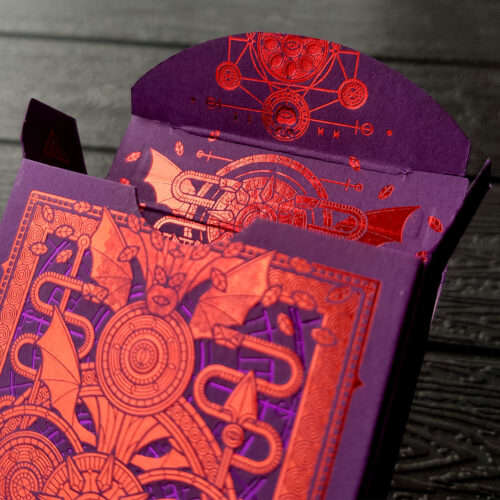 PlayingCardDecks.com-SINS Infernal Anima EX Gilded Playing Cards USPCC
