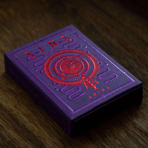 PlayingCardDecks.com-SINS Infernal Anima EX Gilded Playing Cards USPCC