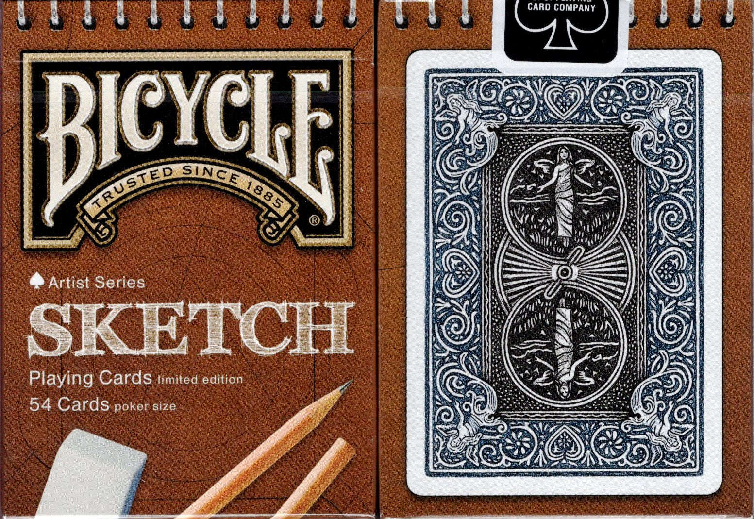 PlayingCardDecks.com-Sketch Bicycle Playing Cards