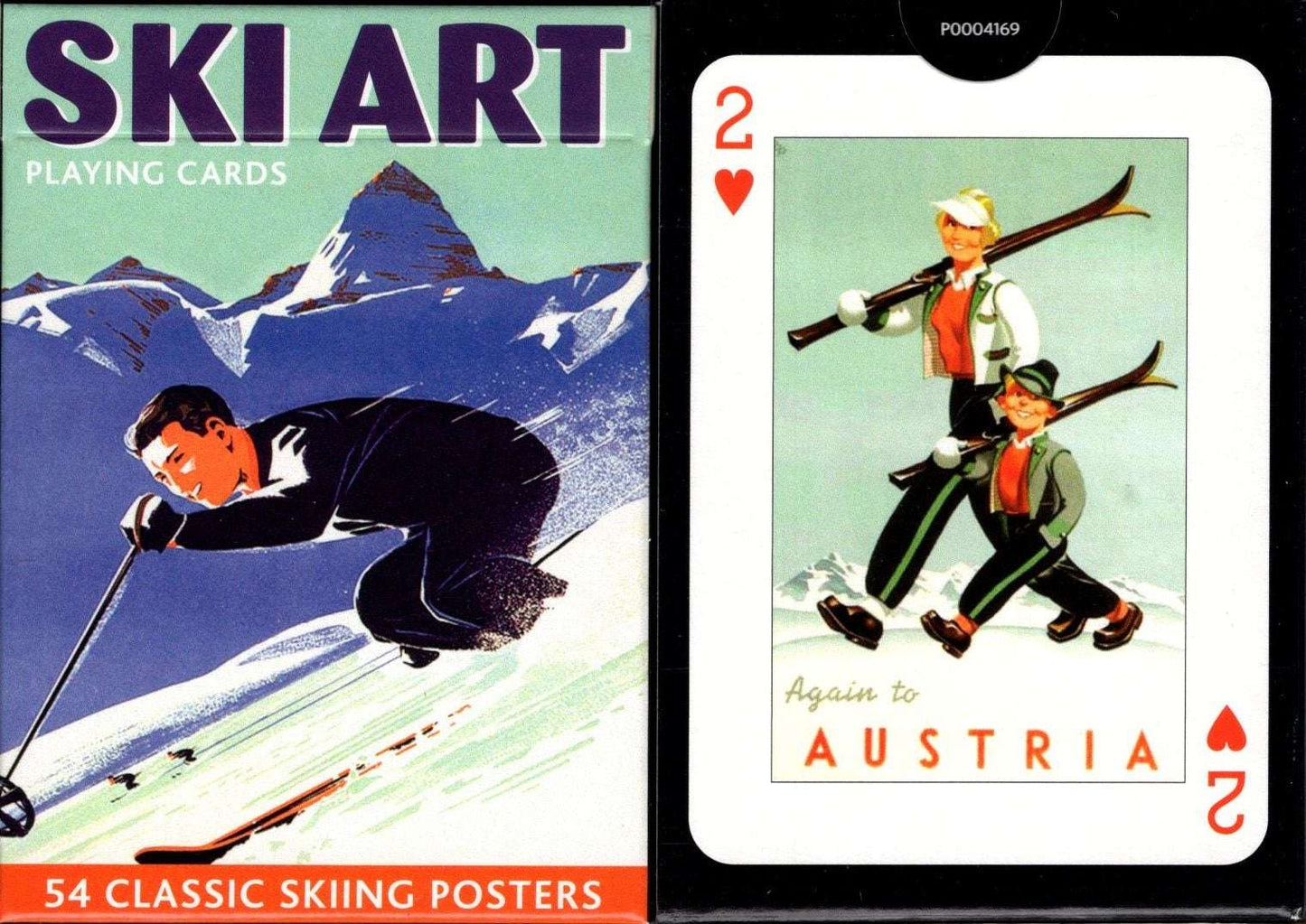 PlayingCardDecks.com-Ski Art Playing Cards Piatnik