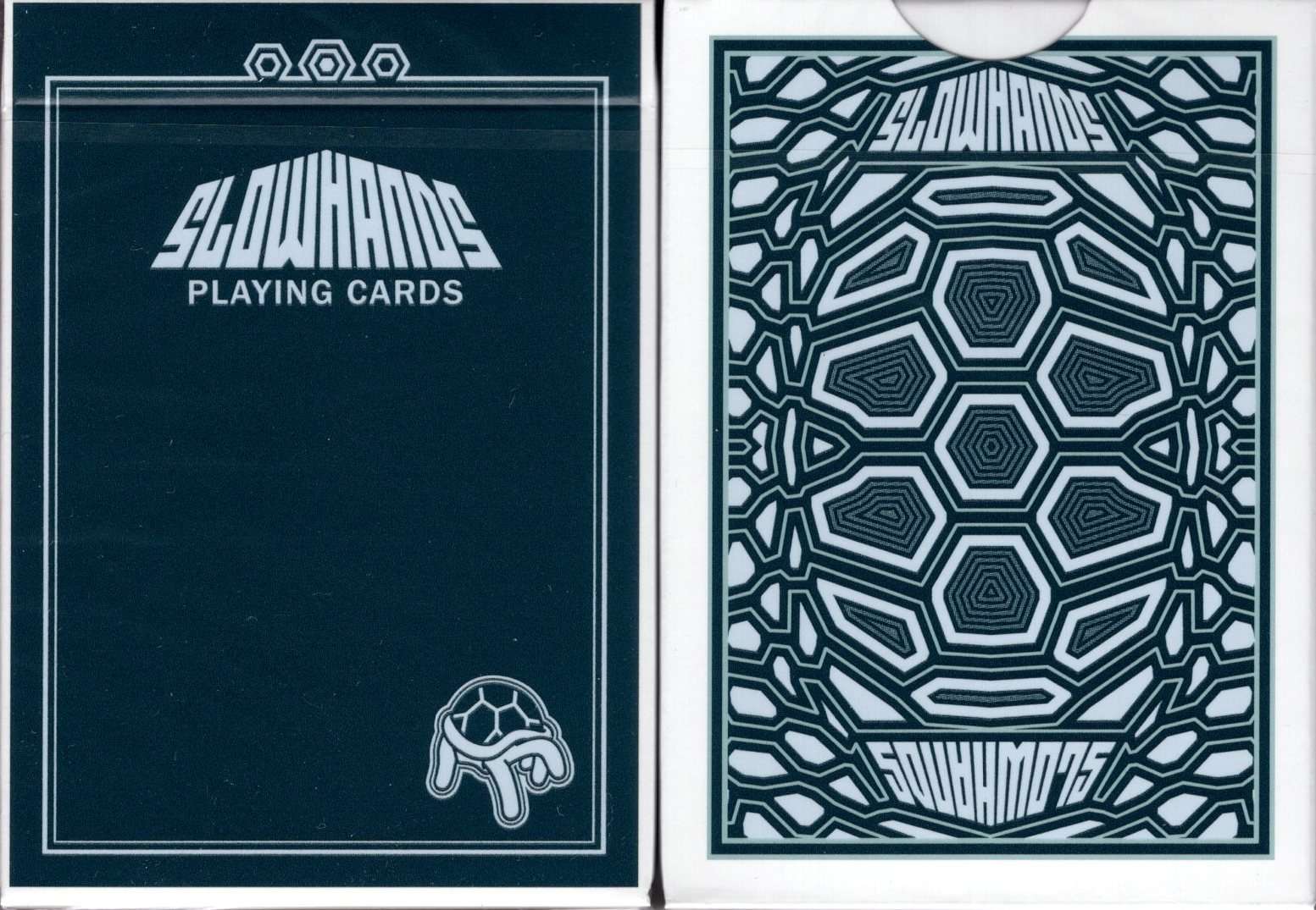 PlayingCardDecks.com-Slowhands v2 Tortoise Back Playing Cards USPCC