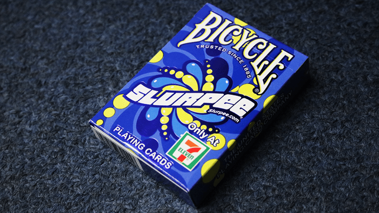PlayingCardDecks.com-Slurpee Blue 2020 Bicycle Playing Cards