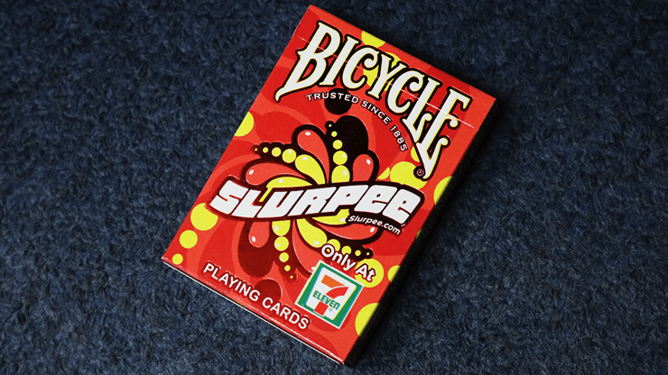 PlayingCardDecks.com-Slurpee Red 2020 Bicycle Playing Cards