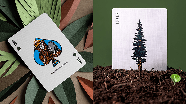 PlayingCardDecks.com-Smokey Bear Limited Playing Cards USPCC