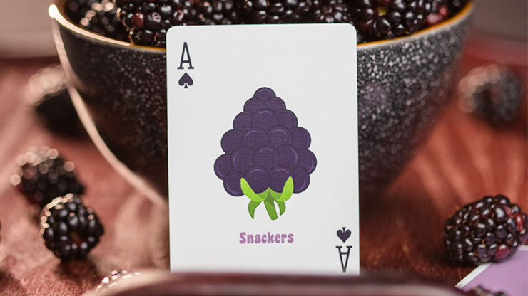 PlayingCardDecks.com-Snackers Blackberry Playing Cards USPCC
