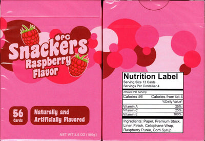 PlayingCardDecks.com-Snackers Raspberry Playing Cards USPCC