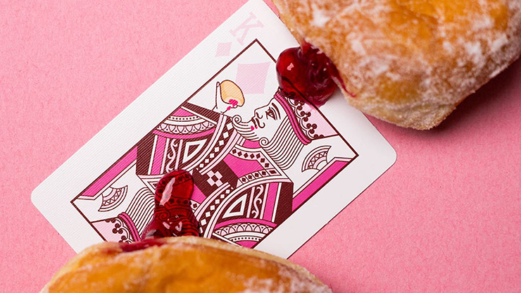 PlayingCardDecks.com-Snackers Raspberry Playing Cards USPCC