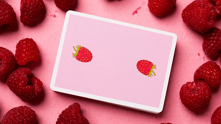PlayingCardDecks.com-Snackers Raspberry Playing Cards USPCC