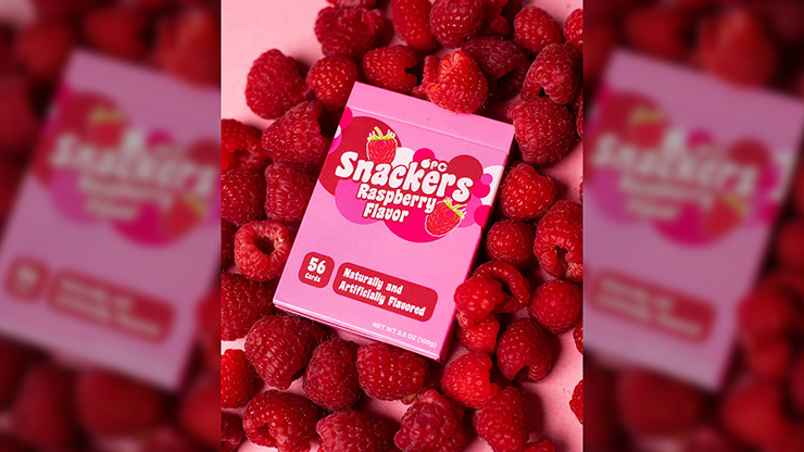 PlayingCardDecks.com-Snackers Raspberry Playing Cards USPCC