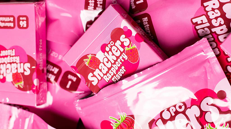 PlayingCardDecks.com-Snackers Raspberry Playing Cards USPCC