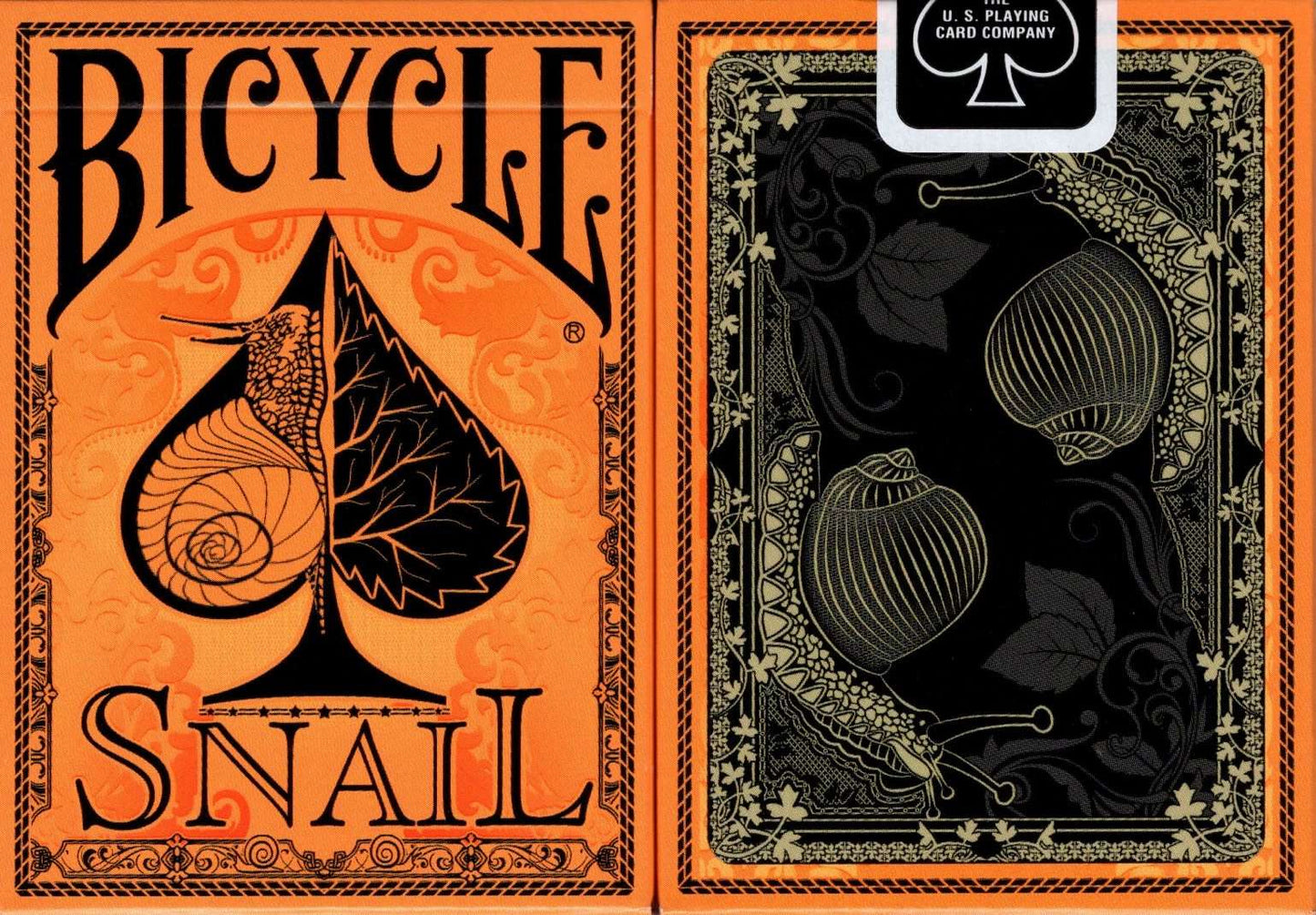 PlayingCardDecks.com-Snail Bicycle Playing Cards: Orange