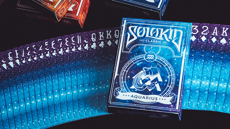 PlayingCardDecks.com-Solokid Constellation Series v2 Aquarius Playing Cards MPC