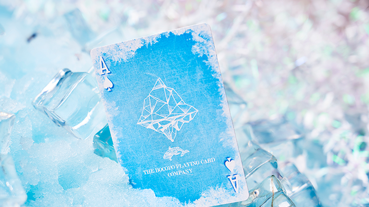 PlayingCardDecks.com-Solokid Frozen Playing Cards MPC
