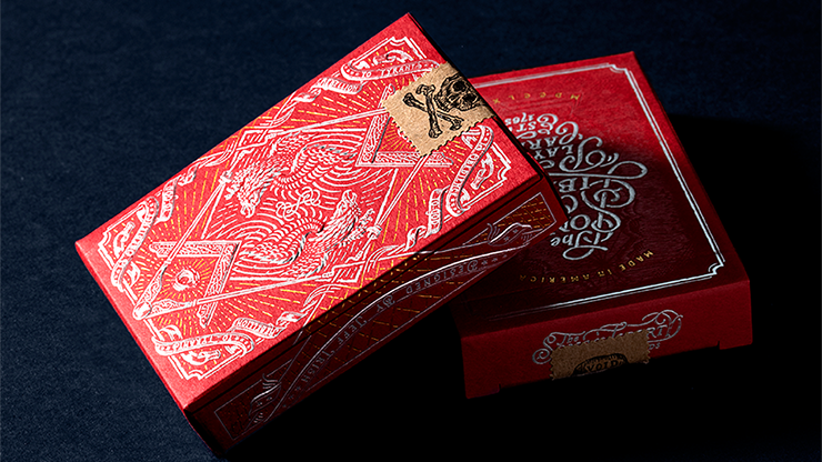 PlayingCardDecks.com-Sons of Liberty Patriot Red Playing Cards USPCC