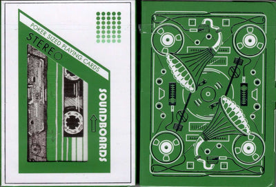 PlayingCardDecks.com-Soundboards v4 Green Playing Cards TWPCC