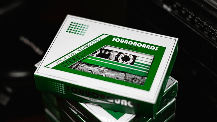 PlayingCardDecks.com-Soundboards v4 Green Playing Cards TWPCC