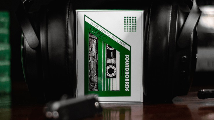 PlayingCardDecks.com-Soundboards v4 Green Playing Cards TWPCC