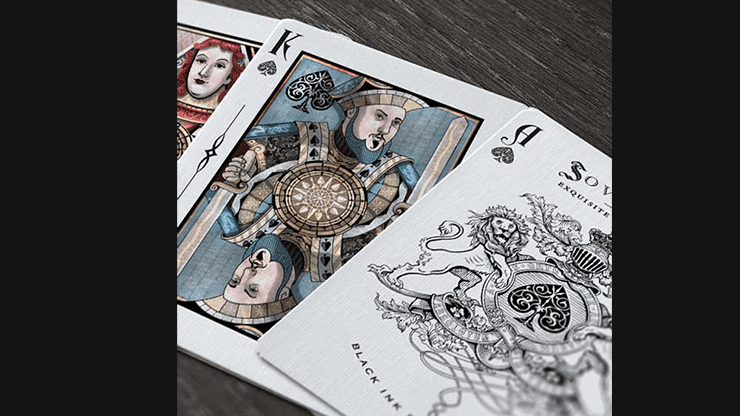 PlayingCardDecks.com-Sovereign Exquisite White Playing Cards USPCC