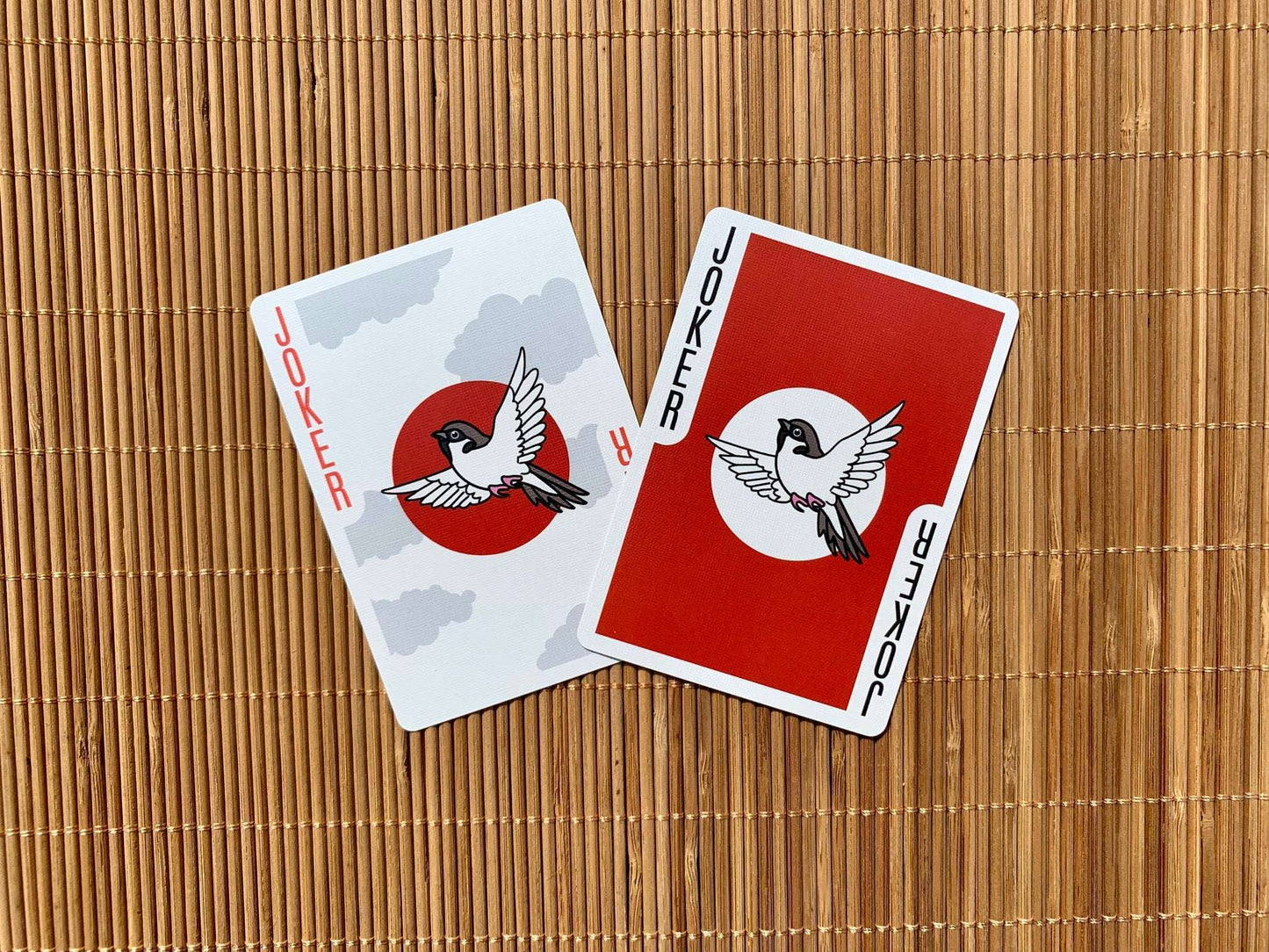 PlayingCardDecks.com-Sparrow Hanafuda Gilded Bicycle Playing Cards