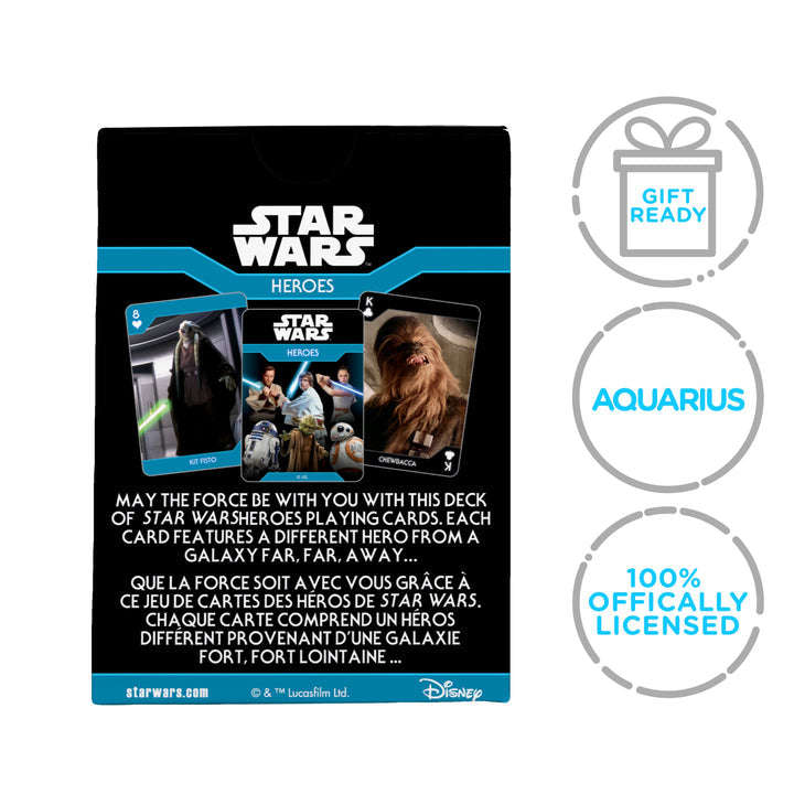 PlayingCardDecks.com-Star Wars Heroes Playing Cards Aquarius