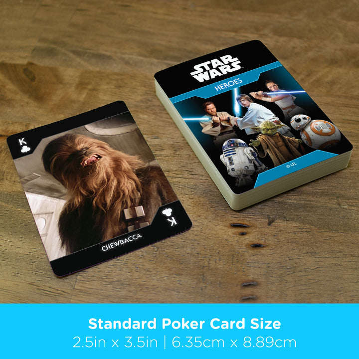 PlayingCardDecks.com-Star Wars Heroes Playing Cards Aquarius